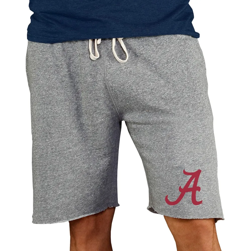 Alabama Crimson Tide Concepts Sport Mainstream Terry Shorts - Gray