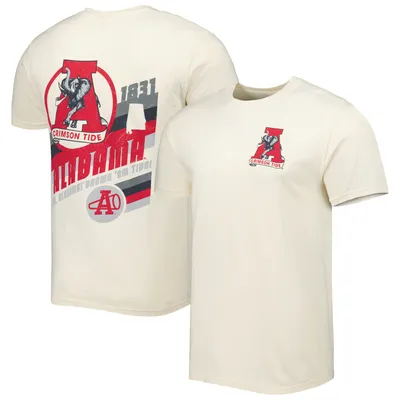 T-shirt homme crème Alabama Crimson Tide Vault Vintage Comfort Color