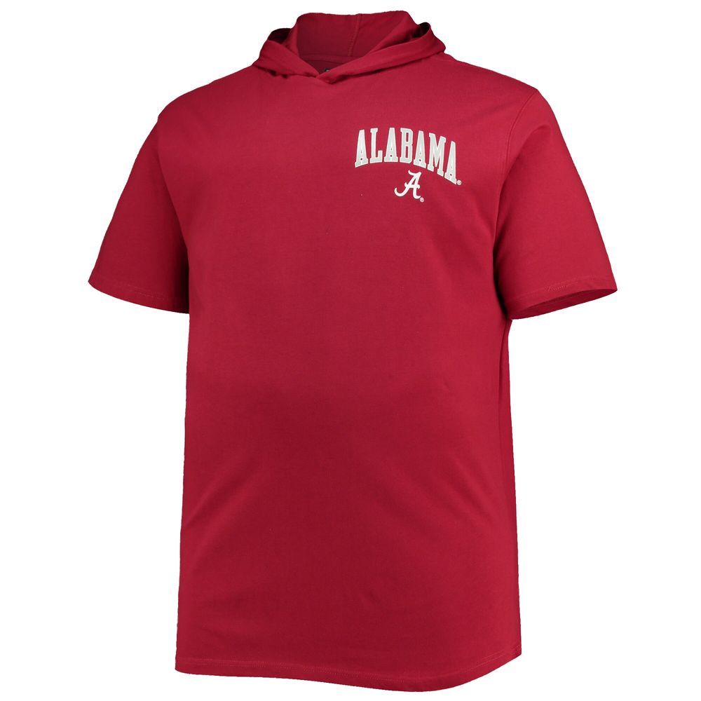 Men's Crimson Alabama Tide Big & Tall Team Hoodie T-Shirt