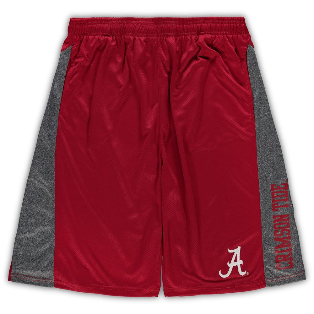 Men's Crimson Alabama Tide Big & Tall Textured Shorts