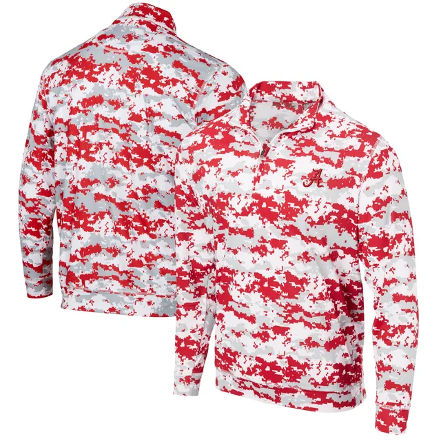 Men's Royal New York Mets Digital Camo Performance Quarter-Zip