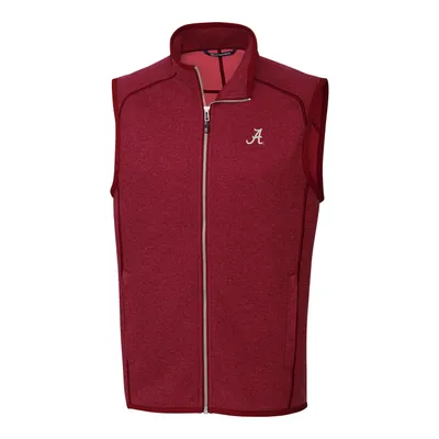 Alabama Crimson Tide Cutter & Buck Mainsail Full-Zip Vest