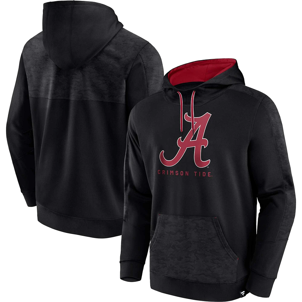 Men's Fanatics Black Alabama Crimson Tide Defender Pullover Hoodie