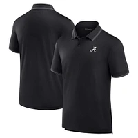 Men's Fanatics Black Alabama Crimson Tide Front Office Pique Polo