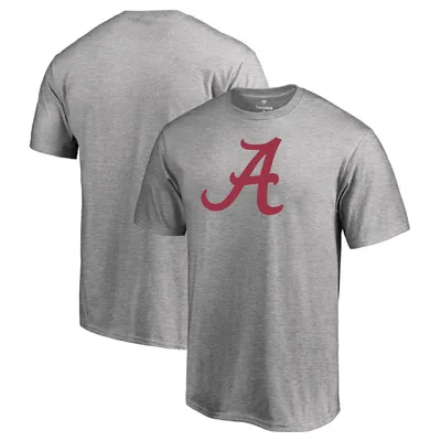Alabama Crimson Tide Fanatics Branded Primary Team Logo T-Shirt - Ash