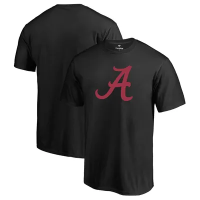 Alabama Crimson Tide Fanatics Branded Primary Logo T-Shirt - Black