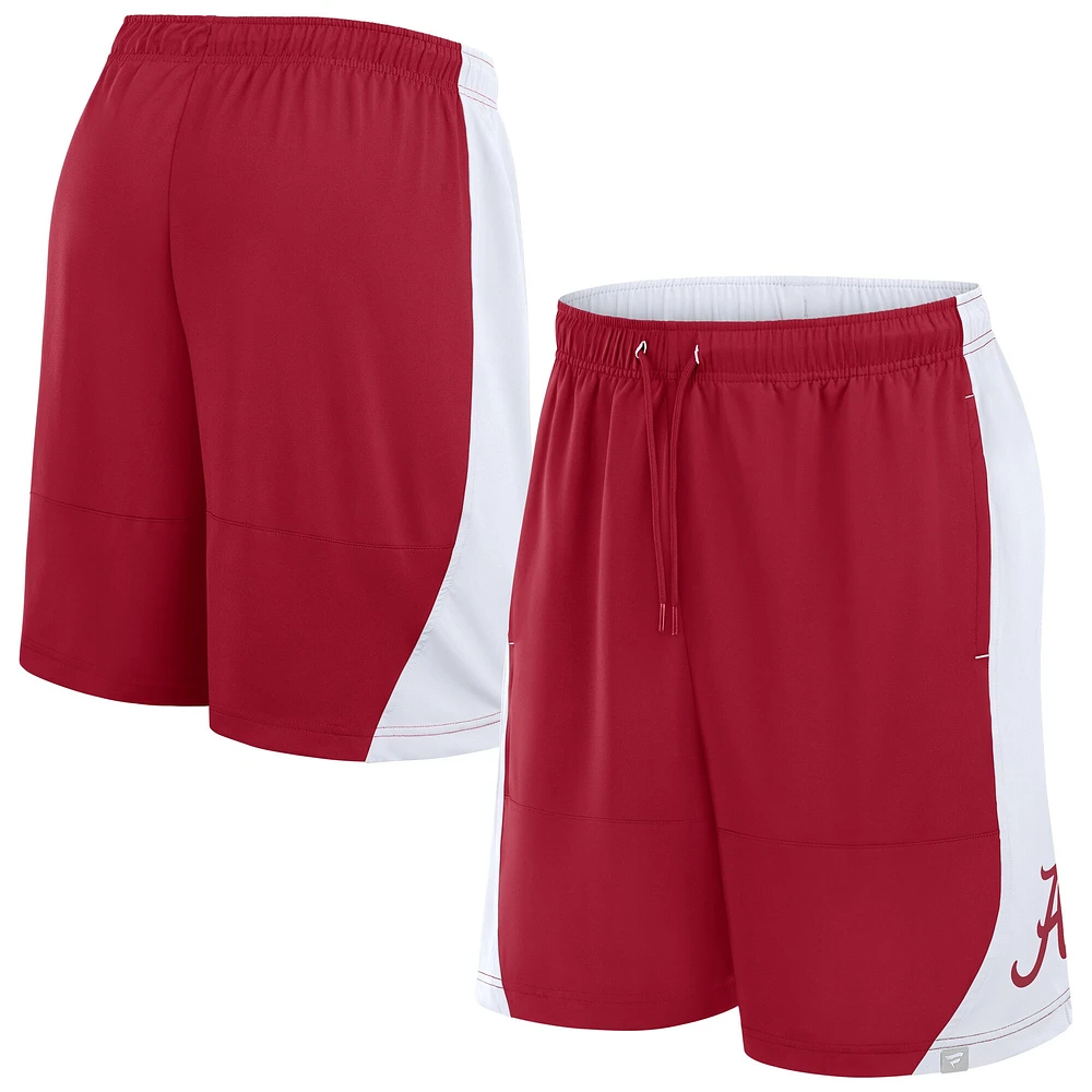 Short Force Unleashed Alabama Crimson Tide pour homme Fanatics Crimson/Blanc