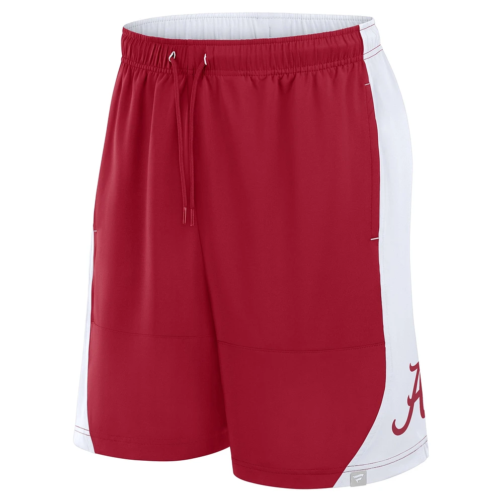 Short Force Unleashed Alabama Crimson Tide pour homme Fanatics Crimson/Blanc