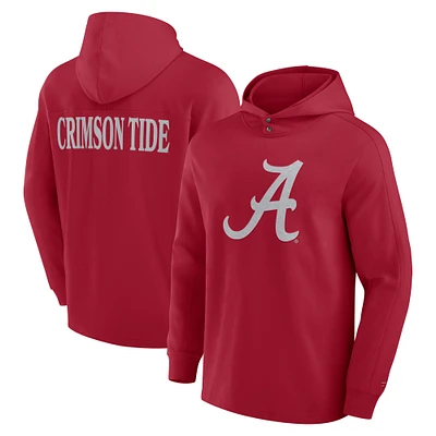 Sweat à capuche tri-blend Crimson Tide Blaze de Fanatics pour hommes