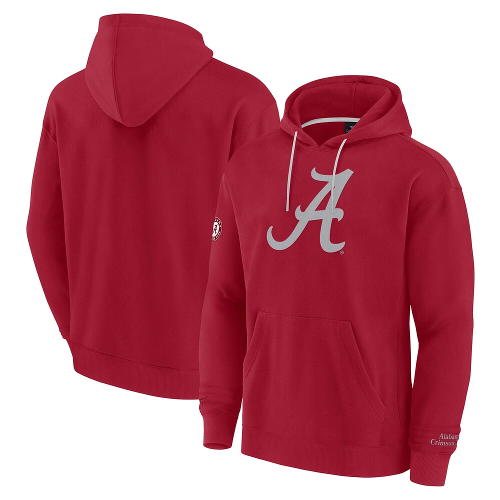 Men's Fanatics Crimson Alabama Tide Pace Pullover Hoodie