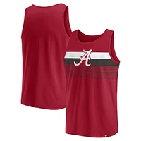 Débardeur Fanatics Crimson Alabama Tide Wild Game pour hommes