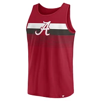 Débardeur Fanatics Crimson Alabama Tide Wild Game pour hommes