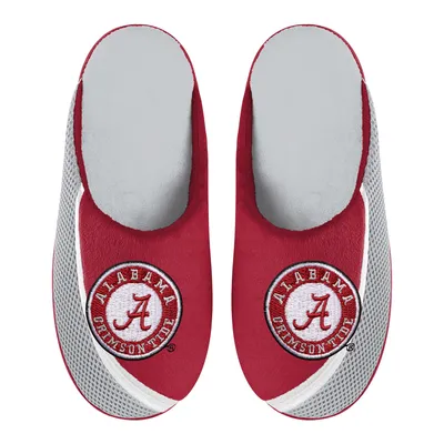 Alabama Crimson Tide FOCO Big Logo Color Edge Slippers