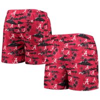 Men's FOCO Crimson Alabama Tide Island Palm Swim Trunks