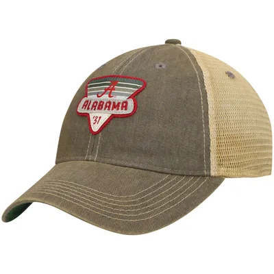 Alabama Crimson Tide Legacy Point Old Favorite Trucker Snapback Hat - Gray