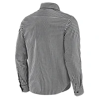 Chemise boutonnée à manches longues pour homme J. Palmer Black Alabama Crimson Tide non rentrable