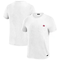 T-shirt à poche pour homme J. Palmer Alabama Crimson Tide blanc