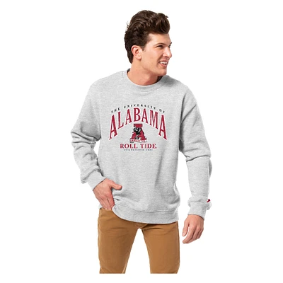 Sweat-shirt à enfiler Tall Arch Essential 2.0 de l'Alabama Crimson Tide pour homme, gris chiné, collection universitaire