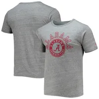 T-shirt tri-blend pour hommes League Collegiate Wear Heather Grey Alabama Crimson Tide Seal Nuevo Victory Falls