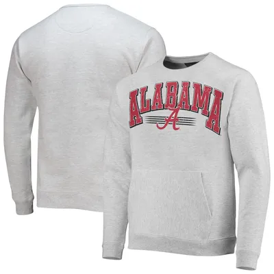 Alabama Crimson Tide League Collegiate Wear Upperclassman Pocket Pullover Sweatshirt - Heathered Gray