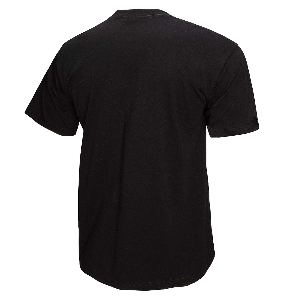 Men's Mitchell & Ness  Black Alabama Crimson Tide Retro Brush Mineral Wash T-Shirt