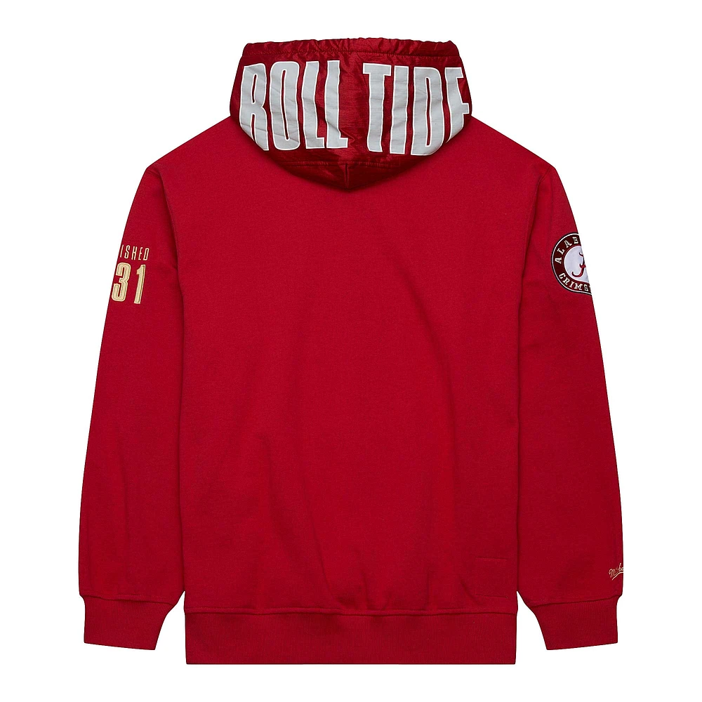 Sweat à capuche Mitchell & Ness Crimson Alabama Tide Team OG 2.0 pour hommes