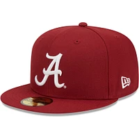Casquette ajustée 59FIFTY Alabama Crimson Tide de New Era pour homme