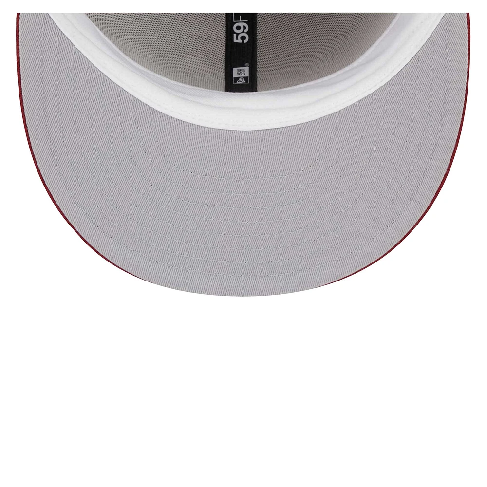 Casquette ajustée 59FIFTY Alabama Crimson Tide de New Era pour homme