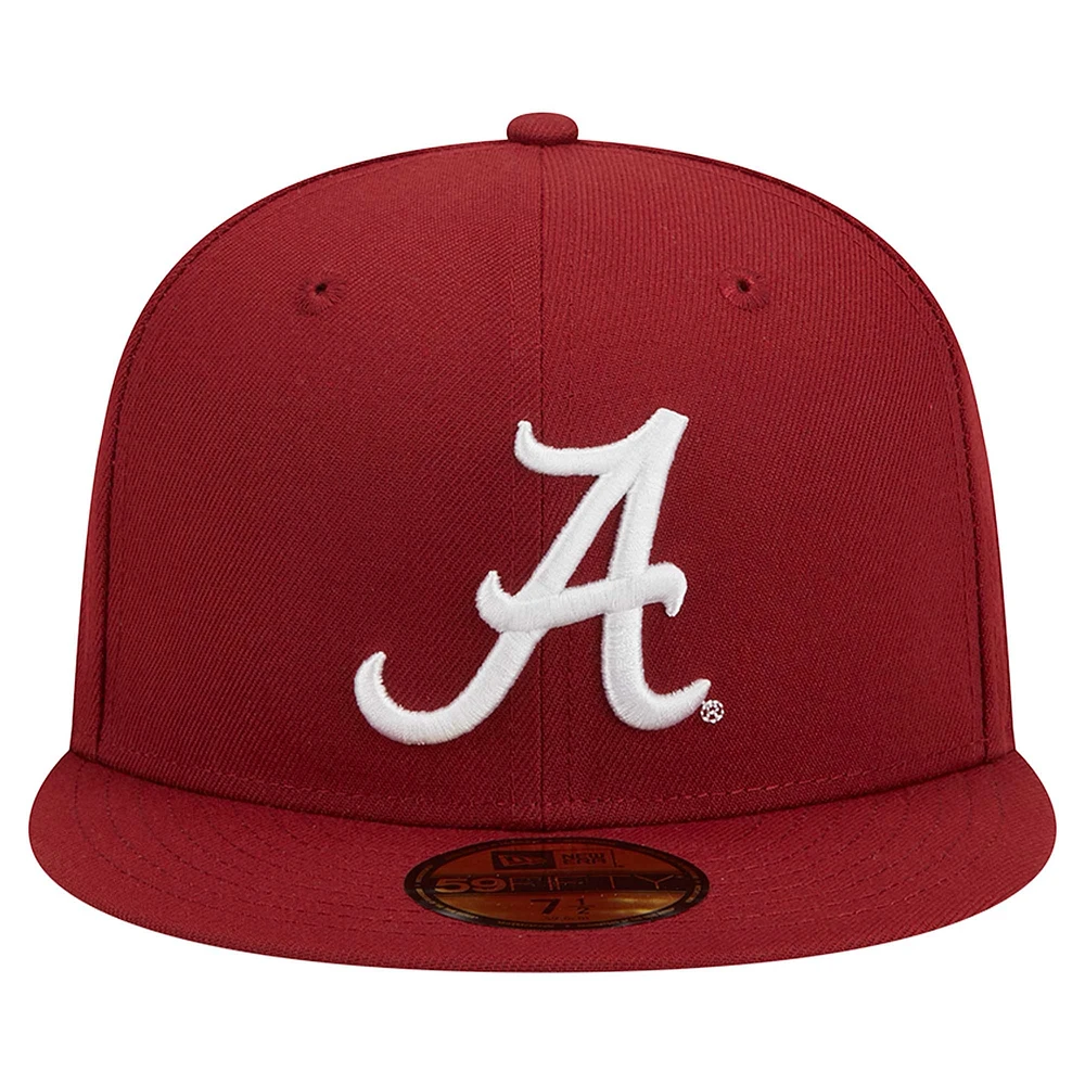 Men's New Era Crimson Alabama Tide 59FIFTY Fitted Hat