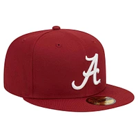 Men's New Era Crimson Alabama Tide 59FIFTY Fitted Hat