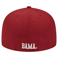 Men's New Era Crimson Alabama Tide 59FIFTY Fitted Hat