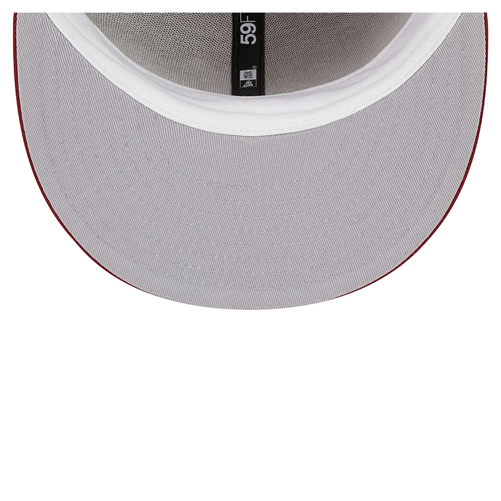Men's New Era Crimson Alabama Tide 59FIFTY Fitted Hat