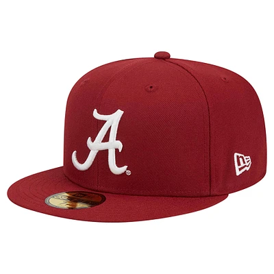 Men's New Era Crimson Alabama Tide 59FIFTY Fitted Hat