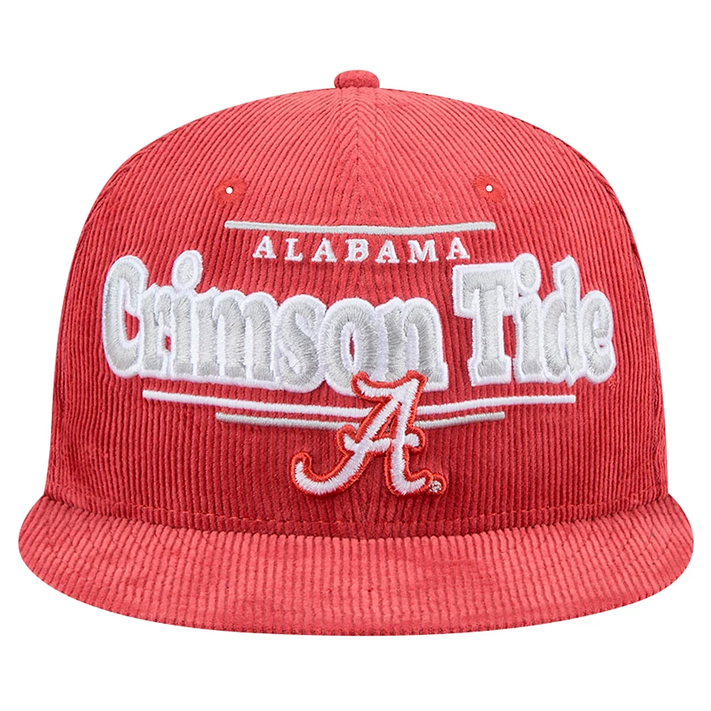 Casquette Snapback 9FIFTY Alabama Crimson pour homme de New Era