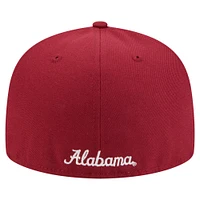 Casquette ajustée 59FIFTY Crimson Alabama Vault pour homme de New Era