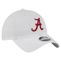 Men's New Era White Alabama Crimson Tide Active Ripstop 9TWENTY Adjustable Hat