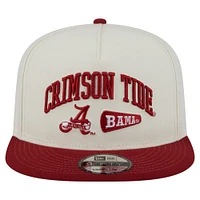 Men's New Era White Alabama Crimson Tide Collegiate 9FIFTY A-Frame Snapback Hat