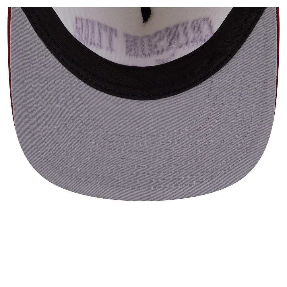 Men's New Era White Alabama Crimson Tide Collegiate 9FIFTY A-Frame Snapback Hat