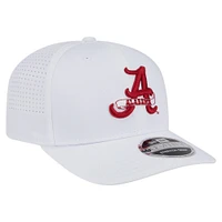 Men's New Era White Alabama Crimson Tide Perform Vault 9SEVENTY Stretch-Snap Hat