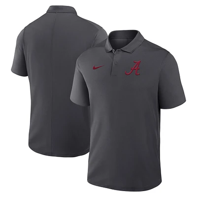 Polo Nike Anthracite Alabama Crimson Tide Primetime Victory Performance pour homme