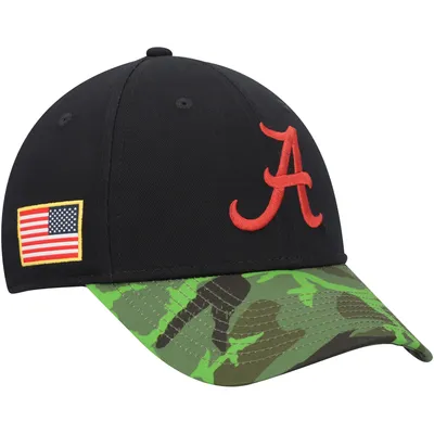 Alabama Crimson Tide Nike Veterans Day 2Tone Legacy91 Adjustable Hat - Black/Camo