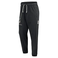 Pantalon de basket-ball Nike Alabama Crimson Tide Performance Fleece pour homme Noir