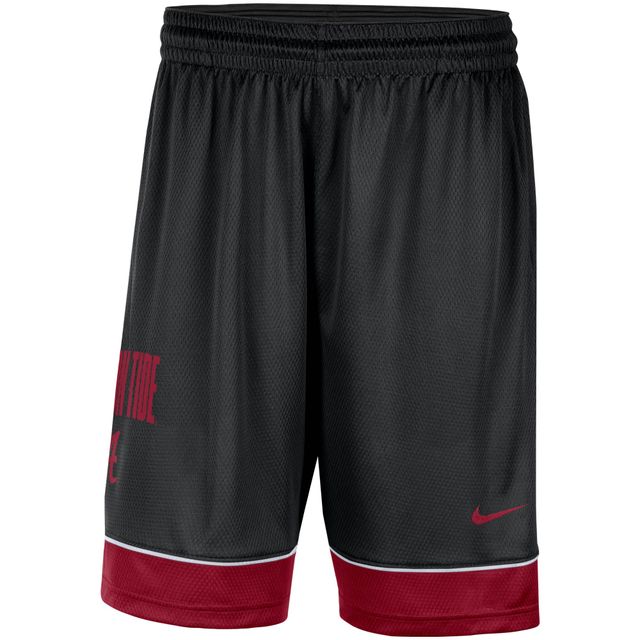 Short Nike Alabama Crimson Tide Fast Break Performance pour Homme Noir