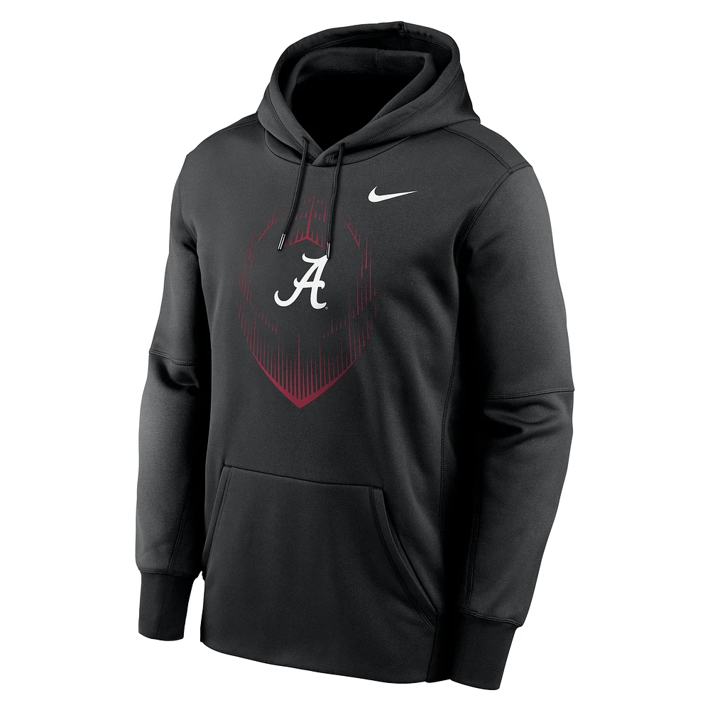 Men's Nike Crimson Alabama Tide Icon Football Performance Pullover Hoodie