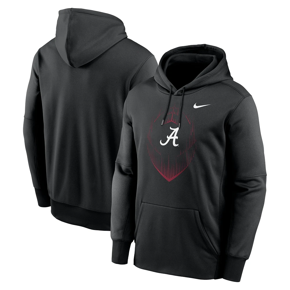 Men's Nike Crimson Alabama Tide Icon Football Performance Pullover Hoodie