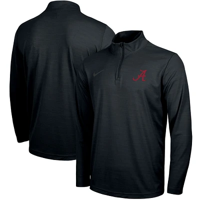 Veste de performance à quart zip Nike Alabama Crimson Tide Intensity pour homme, noir