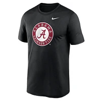 T-shirt Nike noir avec logo alternatif Alabama Crimson Tide Primetime Legend pour homme