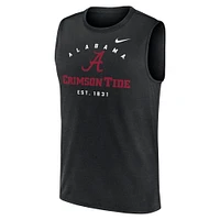 Men's Nike Black Alabama Crimson Tide Primetime Legend Lock Up Performance Muscle Tank Top