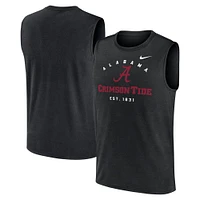 Men's Nike Black Alabama Crimson Tide Primetime Legend Lock Up Performance Muscle Tank Top