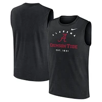 Débardeur Nike noir Alabama Crimson Tide Primetime Legend Mascot Lock Up Performance Muscle pour homme